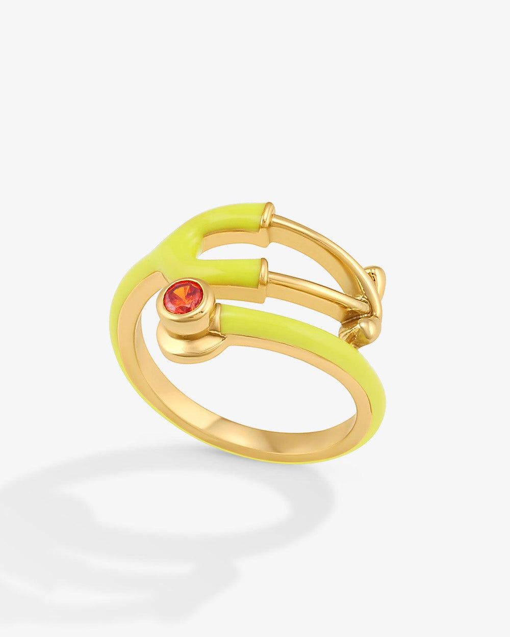 Stethoscope Enamel Ring - V Coterie